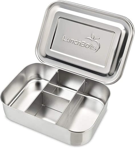 divided lunch box steel|lunchbots stainless steel.